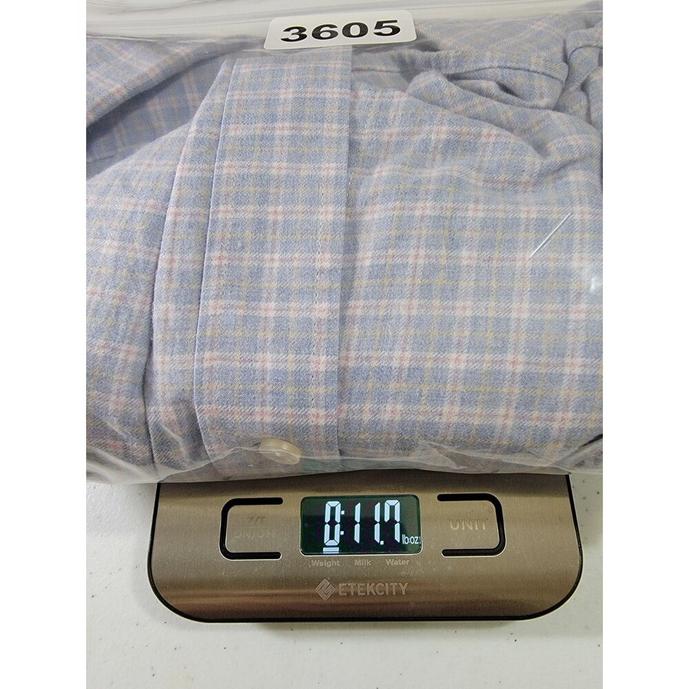 Vineyard Vines Men's Blue Plaid Long Sleeve Button Shirt - XL - Picture 6 of 6